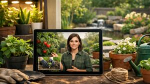 Garden Care Tips Made Engaging with Avatar Visuals